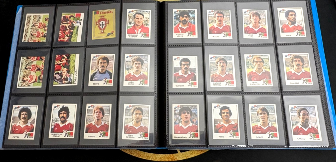 1984 Panini EURO 84 France Complete Loose Non-stuck Sticker Collection + Packet