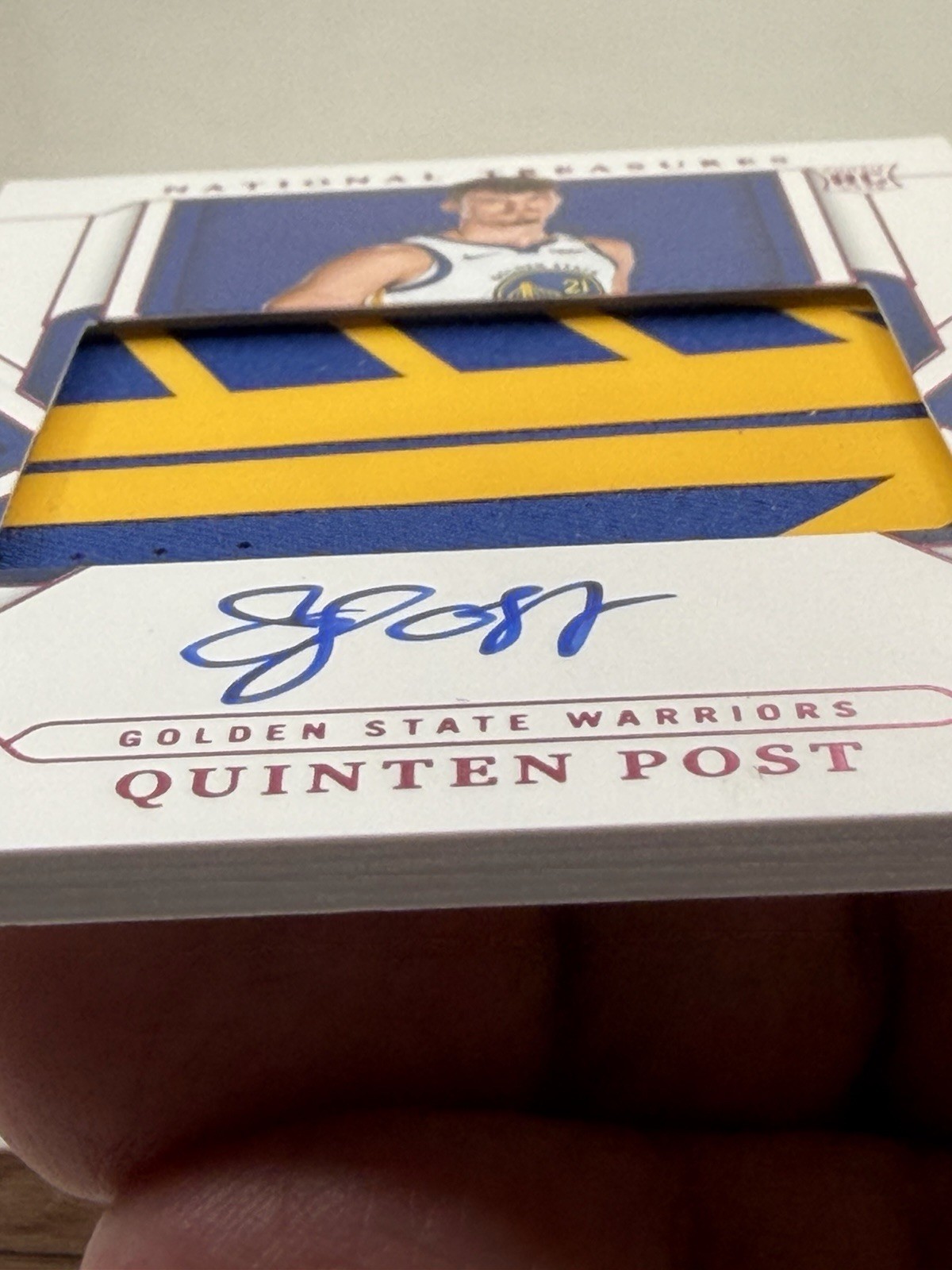 2024-25 National Treasures Quinten Post Rookie Patch Autographs Pink /25 #147
