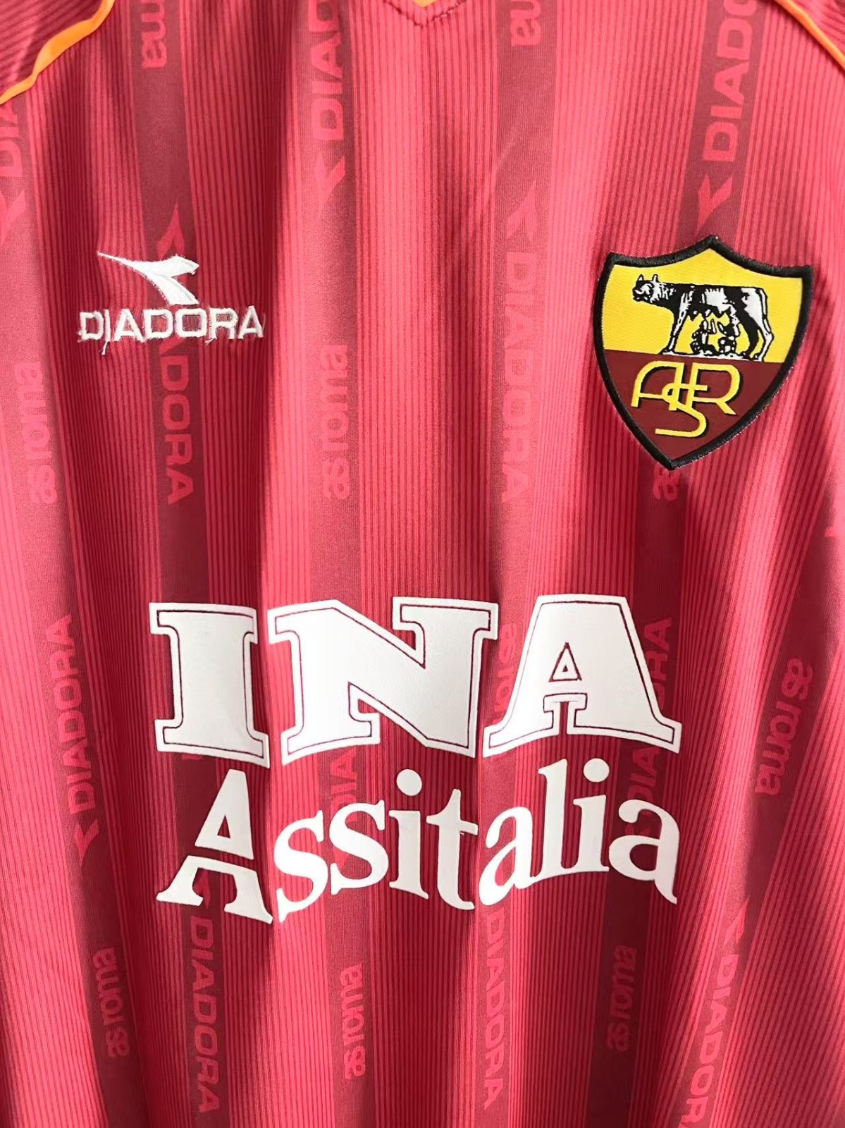 Roma Soccer Team New Men’s Retro Soccer Jersey – L Francesco Totti
