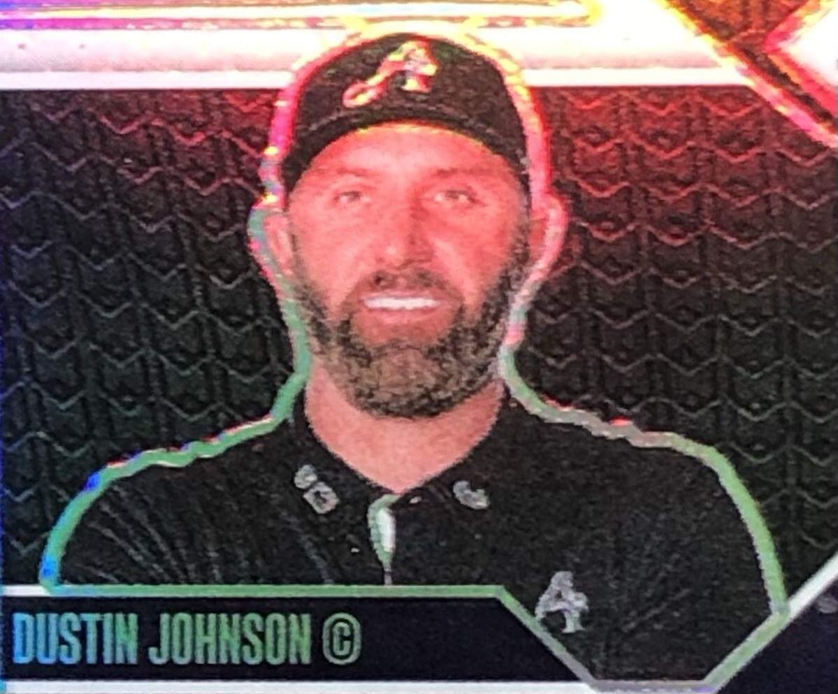 2025 Prizm LIV Golf 4ACES GC /36 DUSTIN JOHNSON, REED, PIETERS, VARNER III #55