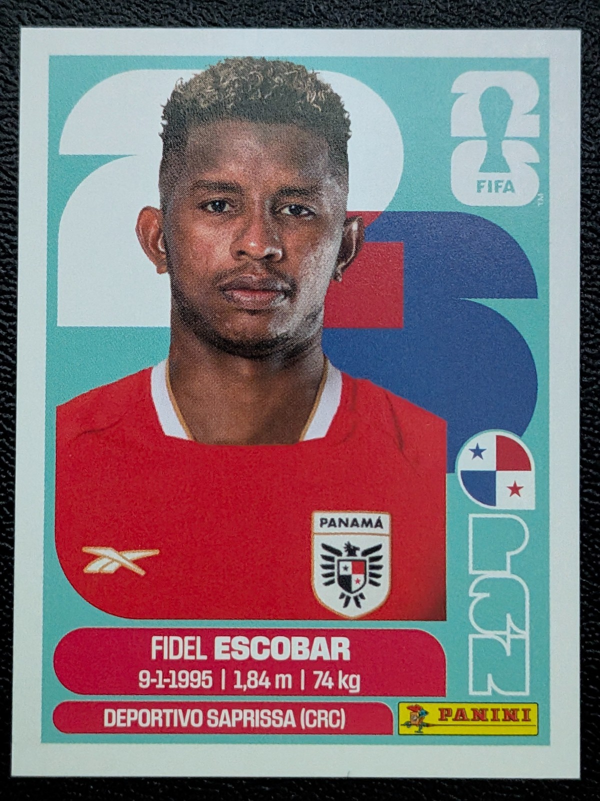 Panini FIFA World Cup 2026 Sticker PAN4 Fidel Escobar – Panama