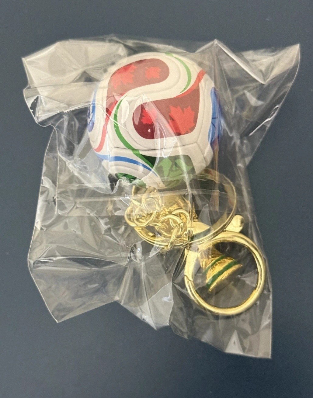 NEW FIFA World Cup 2026 Keychain souvenir + Soccer Bal World Cup Trophy Charm