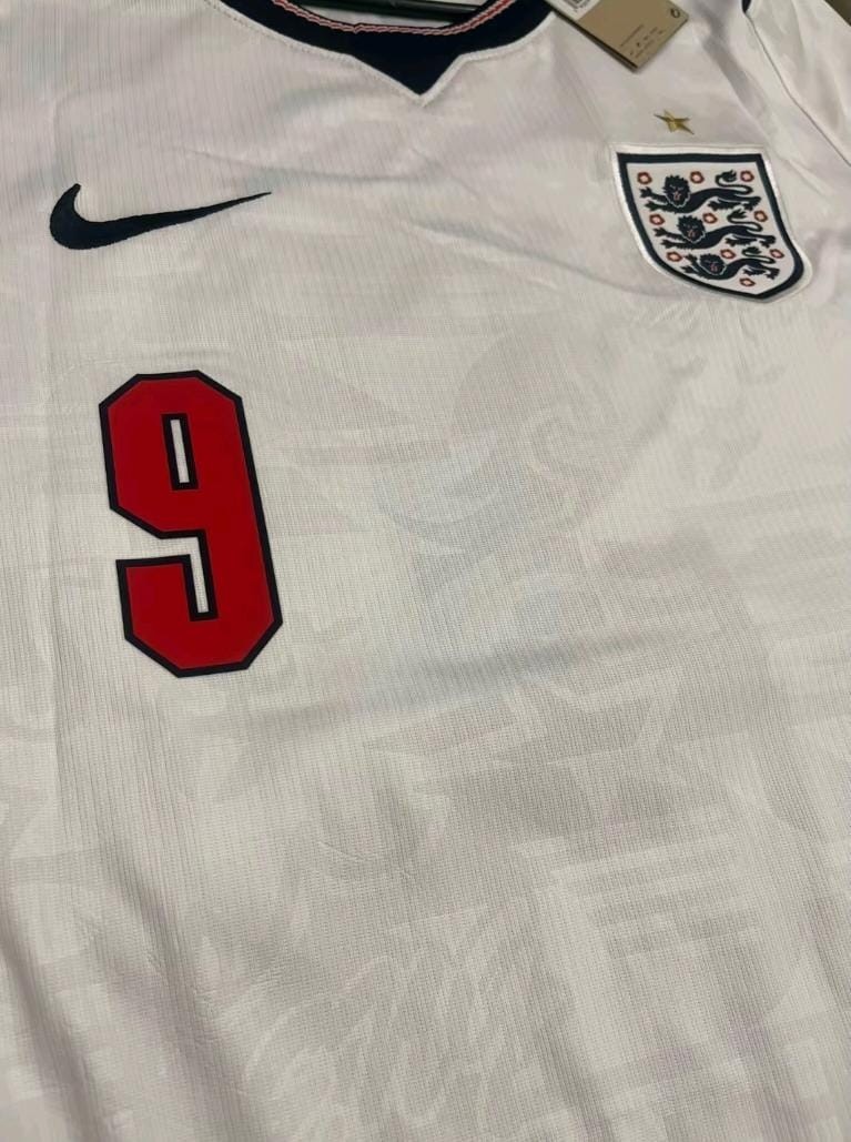 England 2026 Home Jersey Harry Kane #9 World Cup 2026 Patch NWT