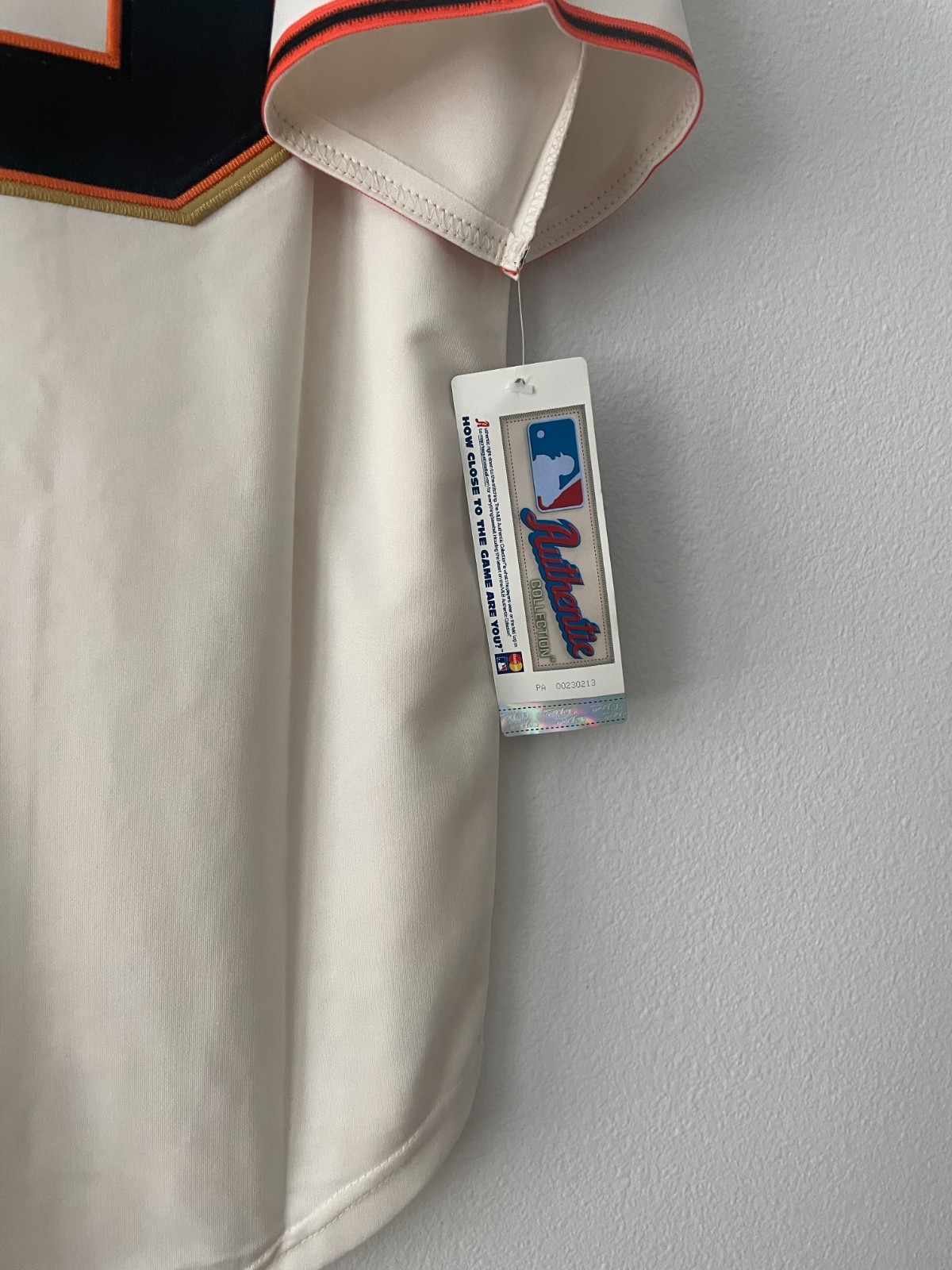 Vintage Barry Bonds San Francisco Giants 2002 World Series Home Jersey cream