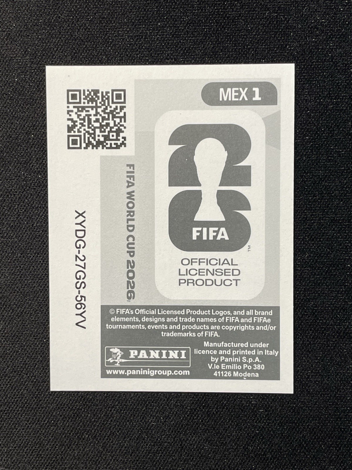 2026 USA Fifa World Cup Panini Sticker Holo Foil Team Badge Logo MEXICO MEX1
