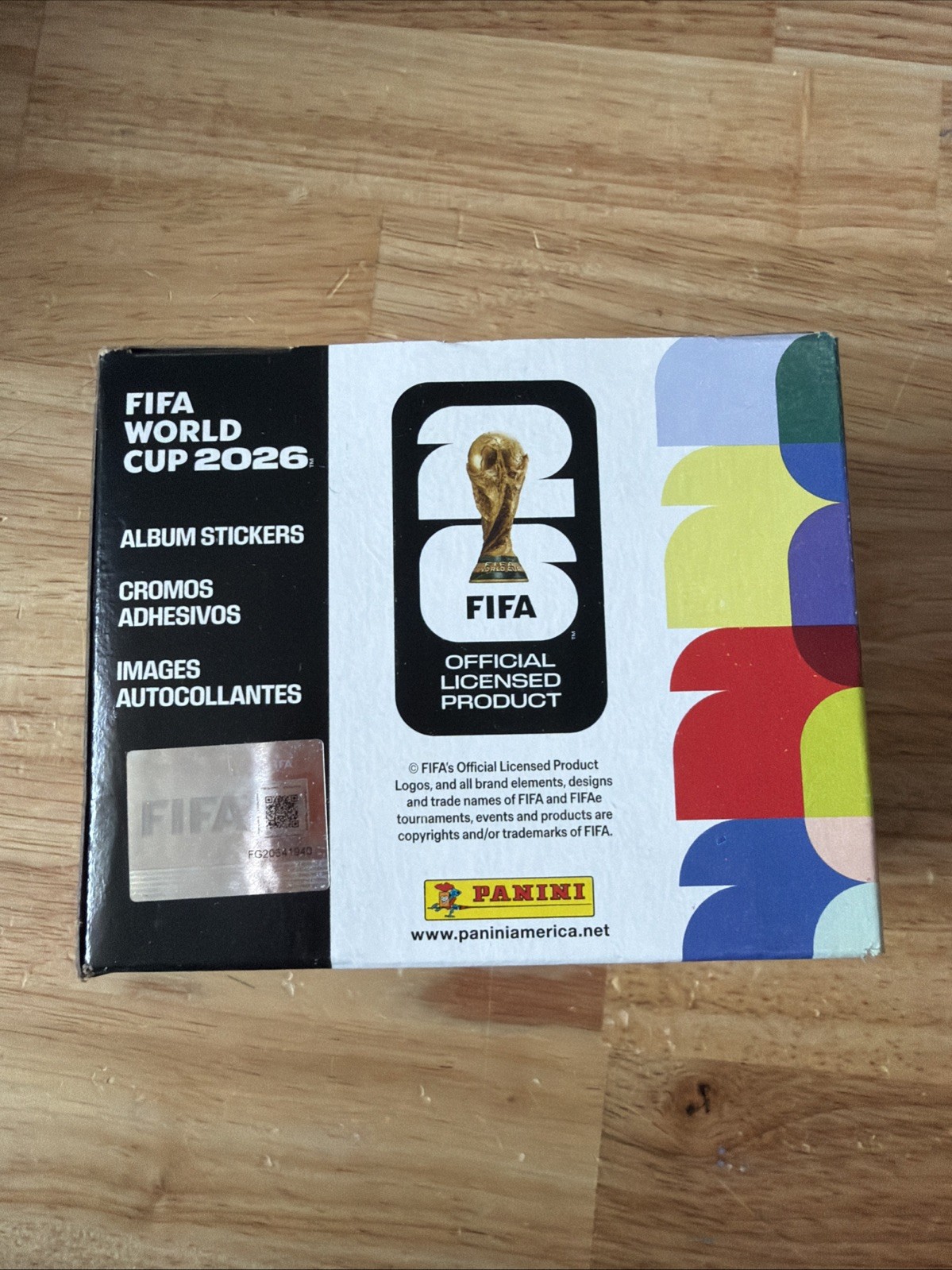 FIFA World Cup 2026 PANINI Stickers 25 count sticker pack box Sealed