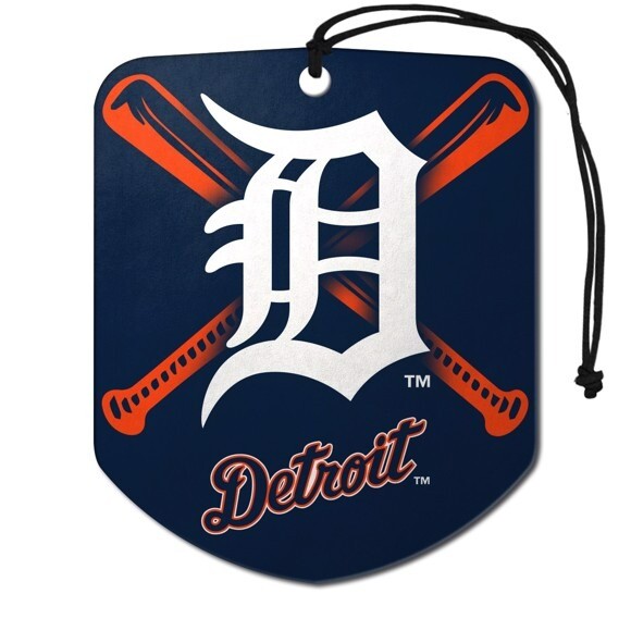 Detroit Tigers Air Freshener Fresh Scent 2 Pack Car Truck NEW! 3×3 Inches