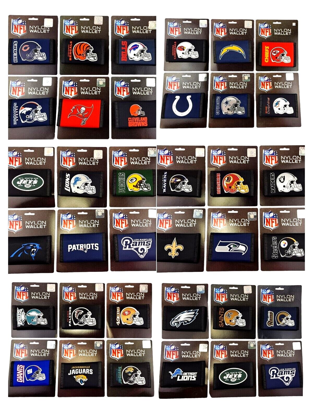 Tri-Fold Nylon Wallet All Teams 1116229