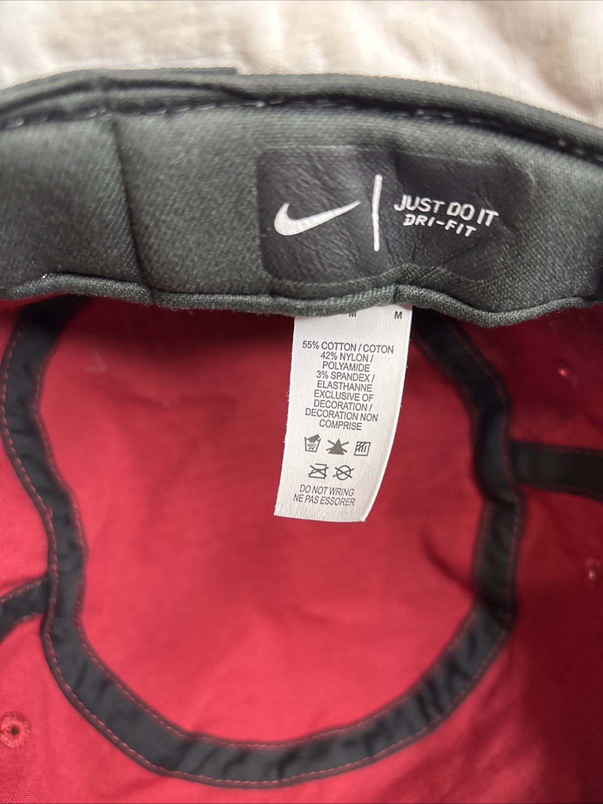 Nike Unisex Adult Dri-Fit Arkansas Razorbacks Apex Bucket Hat Red/White Size M
