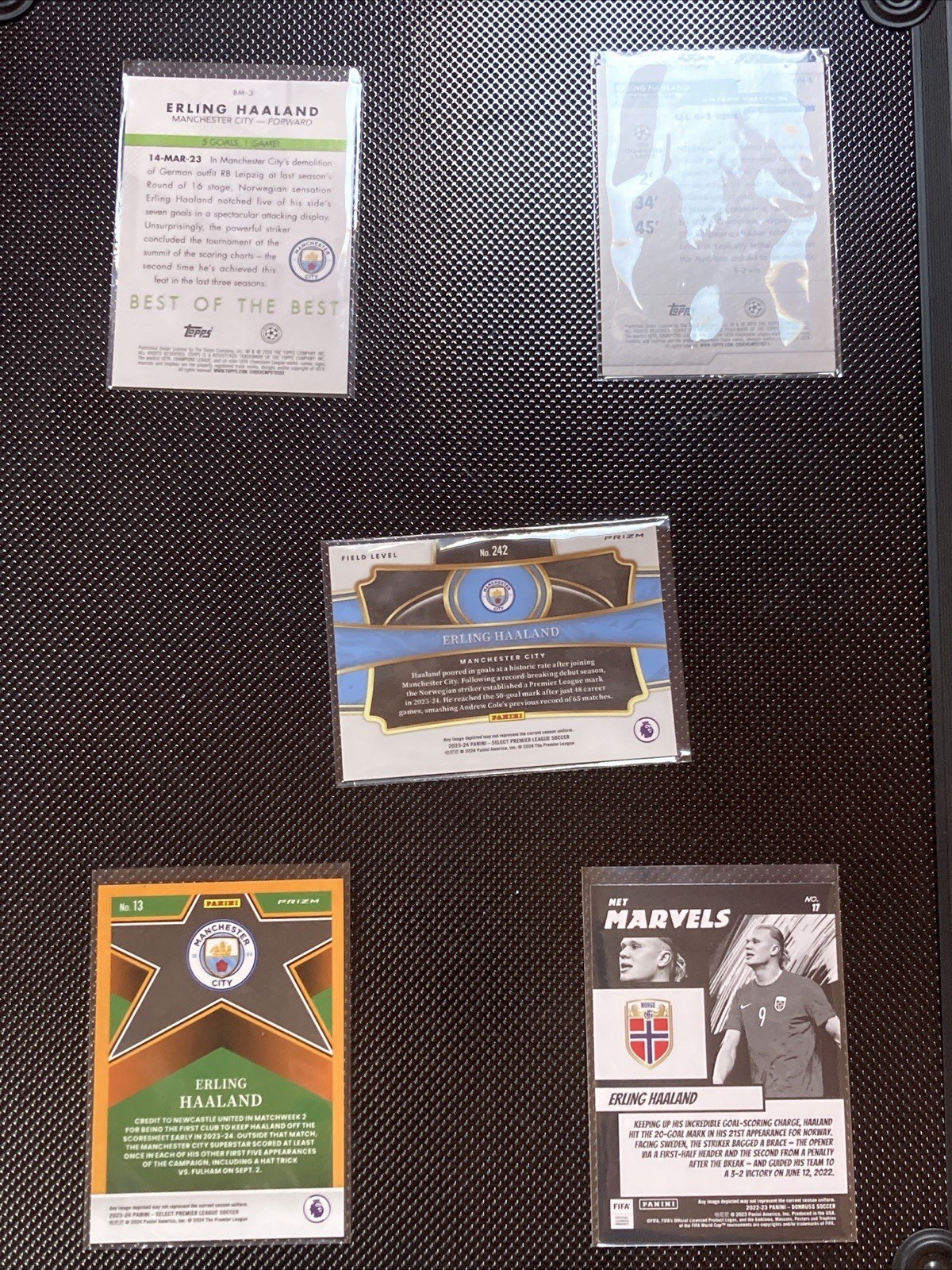 Erling Halland Lot Of 5 Silver Refractors And Inserts