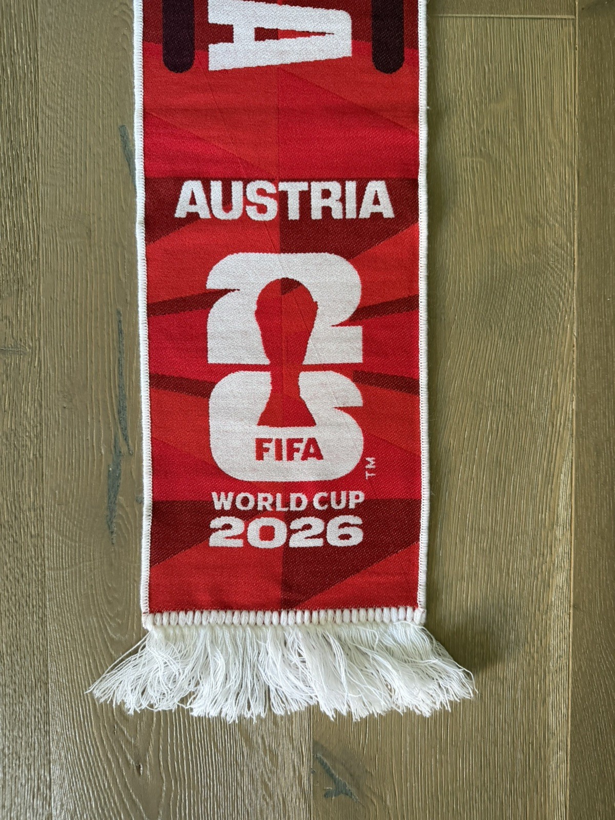 RARE Argentina vs. Austria FIFA World Cup 2026 Matchup Scarf Officially Licensed
