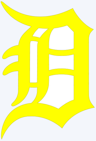 Detroit Tigers Vinyl Decal Sticker – You choose color and size