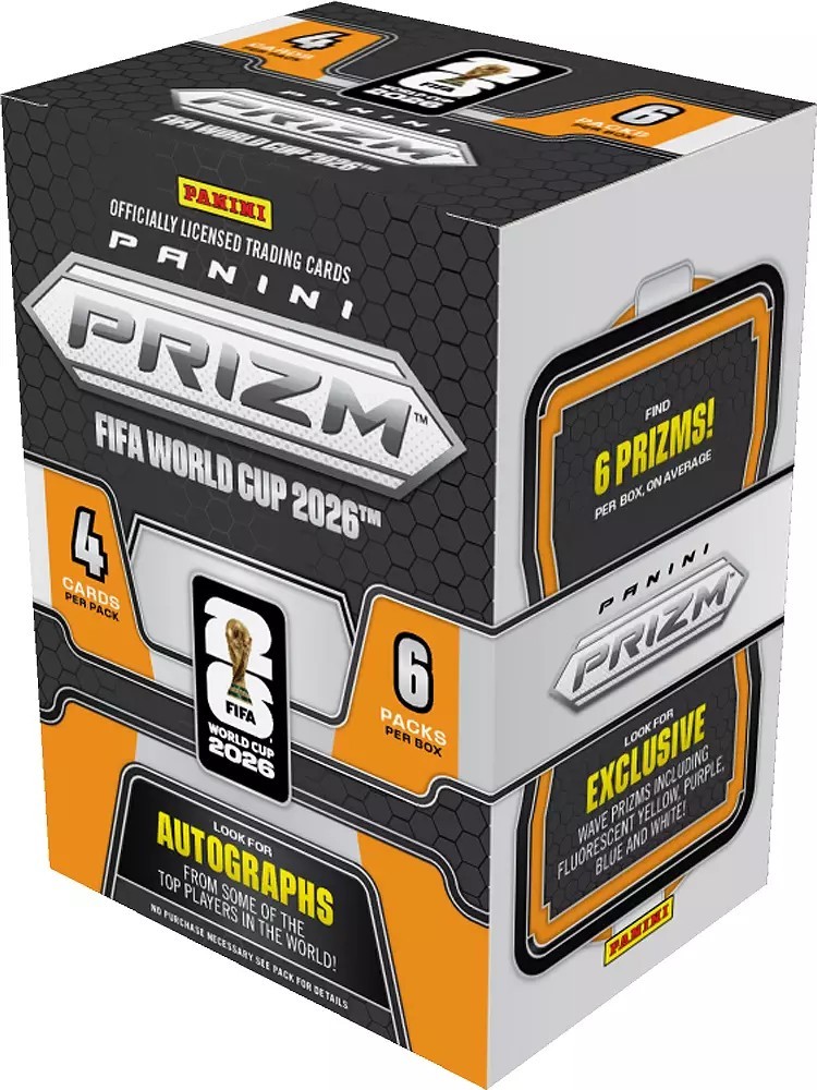 2026 Panini PRIZM FIFA World Cup Blaster Box – Exclusive Wave Prizm (Sealed)