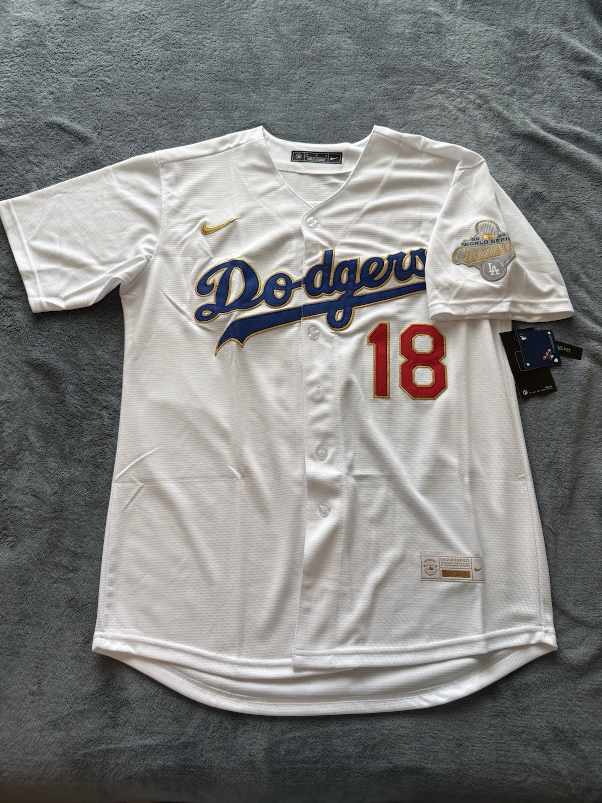 NEW Yoshinobu Yamamoto Dodgers 2025 World Series Jersey! SHIPS SAME DAY!