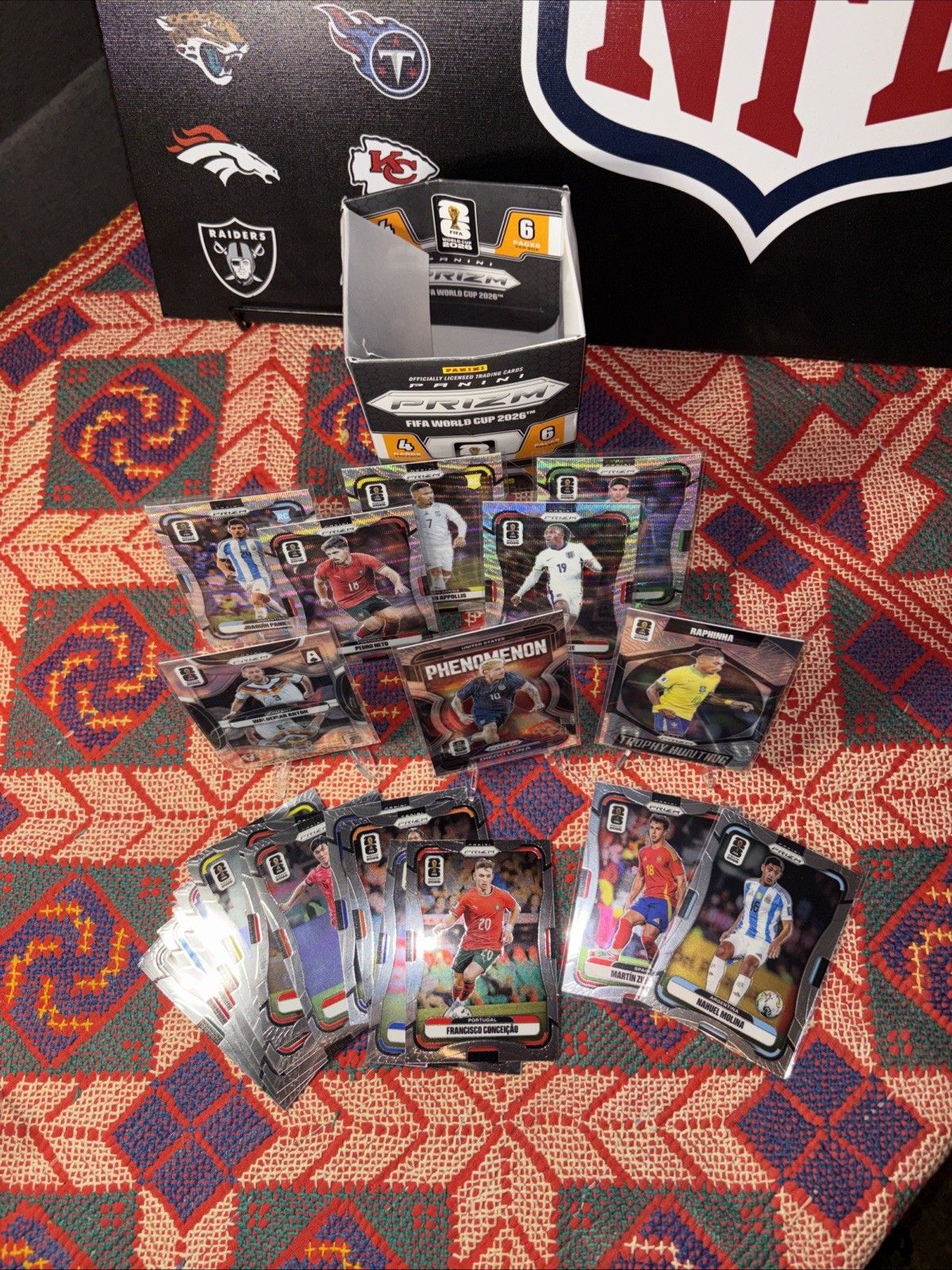 2026 PANINI PRIZM FIFA WORLD CUP SOCCER BLASTER BOX/ Open Box – See Pics. Sale!!