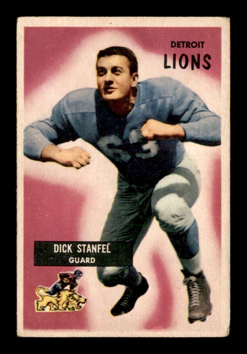 1955 Bowman #36 Dick Stanfel RC VGEX X3271178