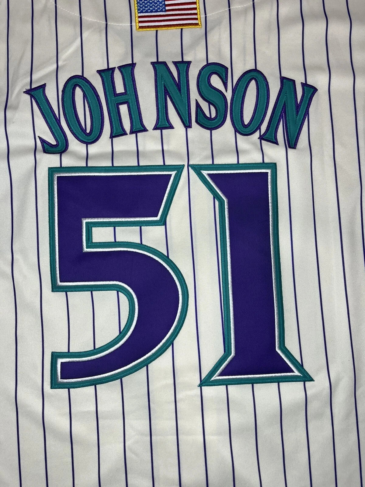 Randy Johnson 2001 Arizona Diamondbacks Men’s Alt Ivory World Series Jersey