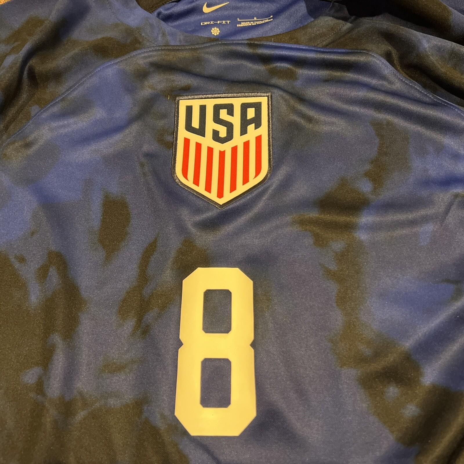 2022 Men’s Nike United States Weston McKennie Away Soccer Jersey Large L USMNT