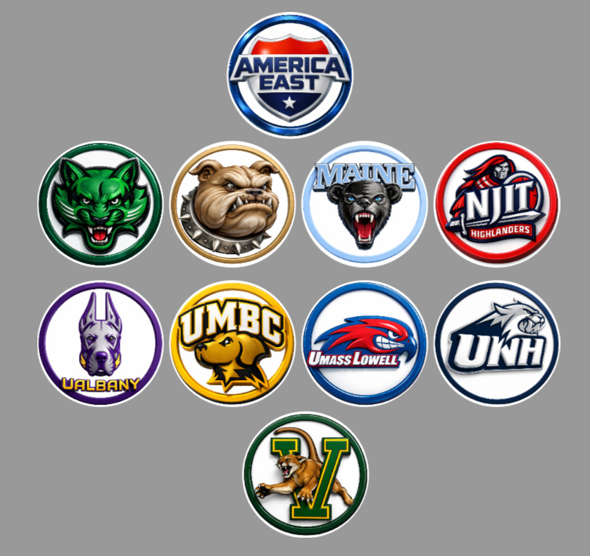Handmade D1 Collage Hoops Fan Standing 1″ Magnets Conference or All 364 teams