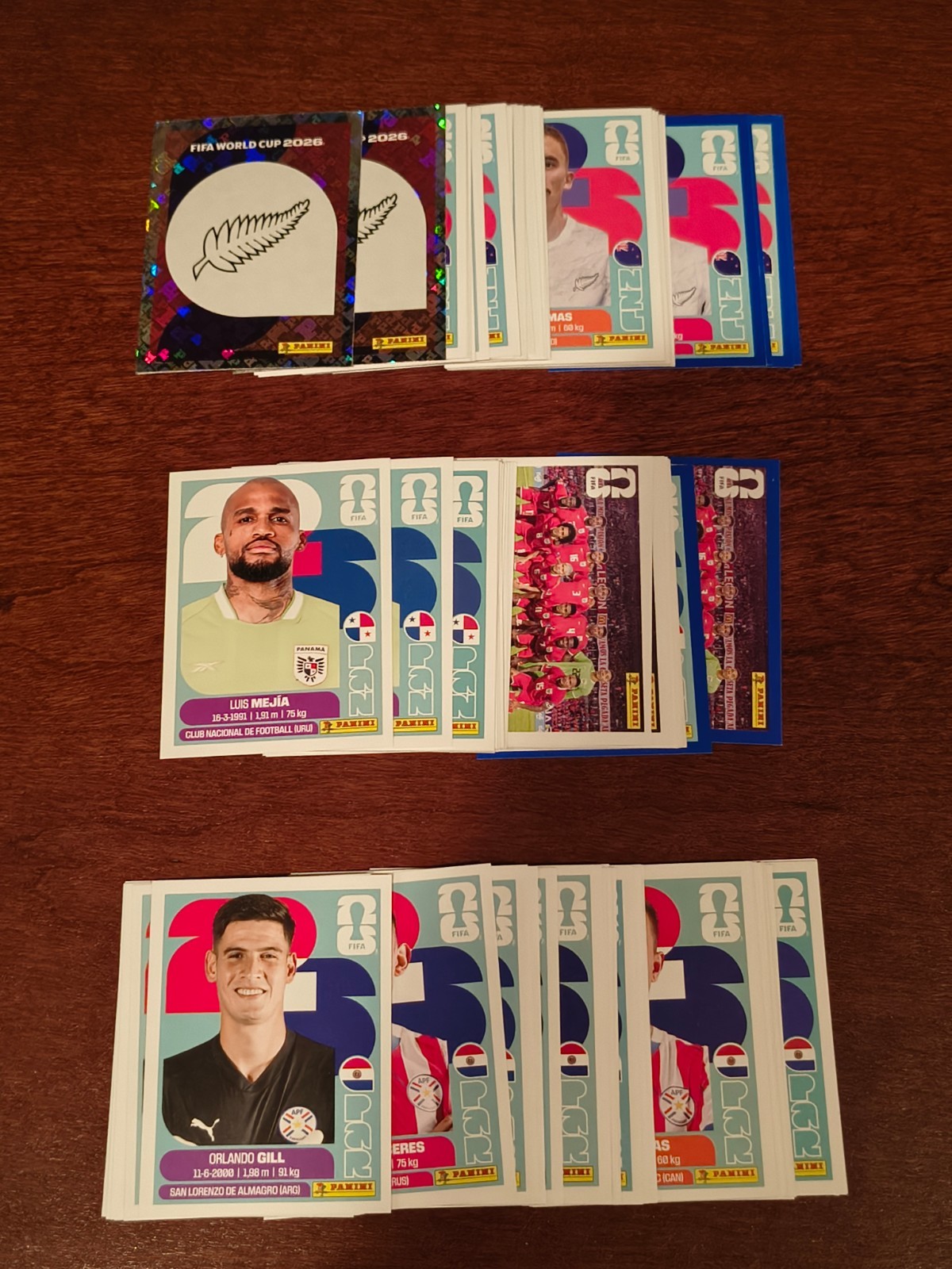 2026 Panini FIFA World Cup Stickers: Pick A Sticker: MEX NED NOR NZL PAN PAR