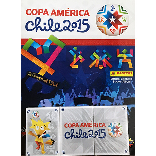 Panini Copa America 2015 Chile Complete Sticker Album + Empty Album