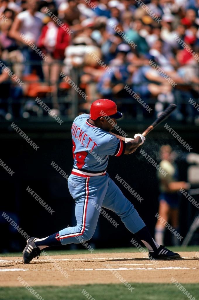 HI55 Kirby Puckett – Minnesota Twins 8×10 11×14 16×20 24×36 Photo