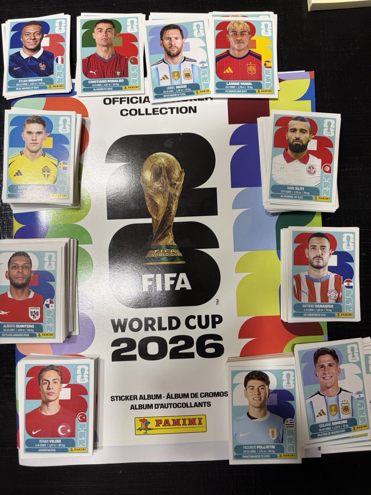 FIFA Soccer World Cup 2026 Panini Stickers White Border MEX1 to SCO20 – Pick
