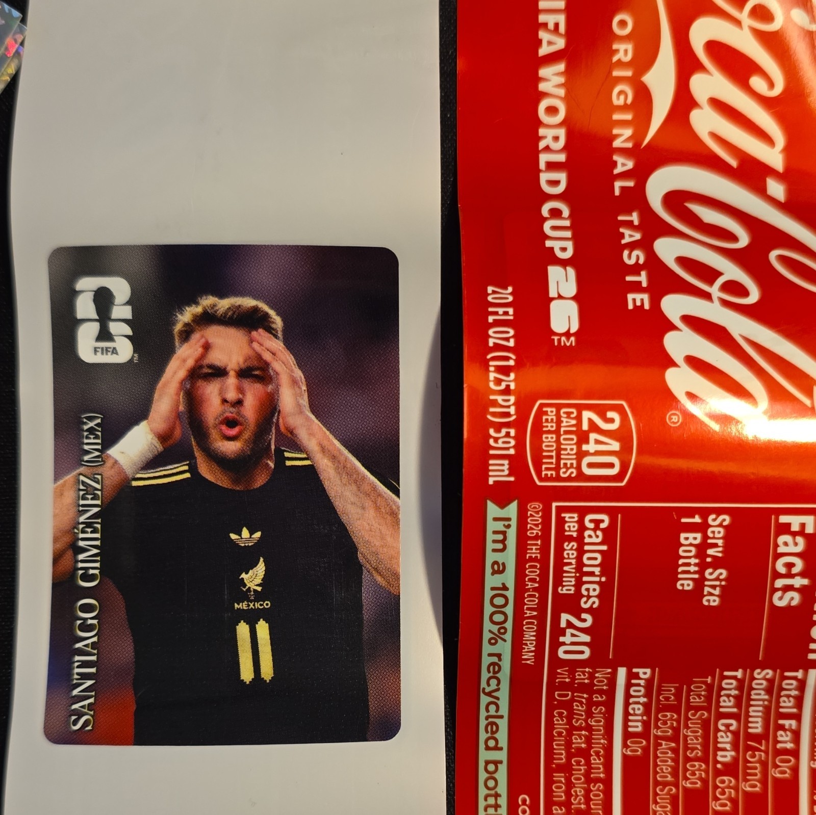 Panini FIFA World Cup 2026 Hologram Stickers, Coca-Cola Stickers, Trading Cards