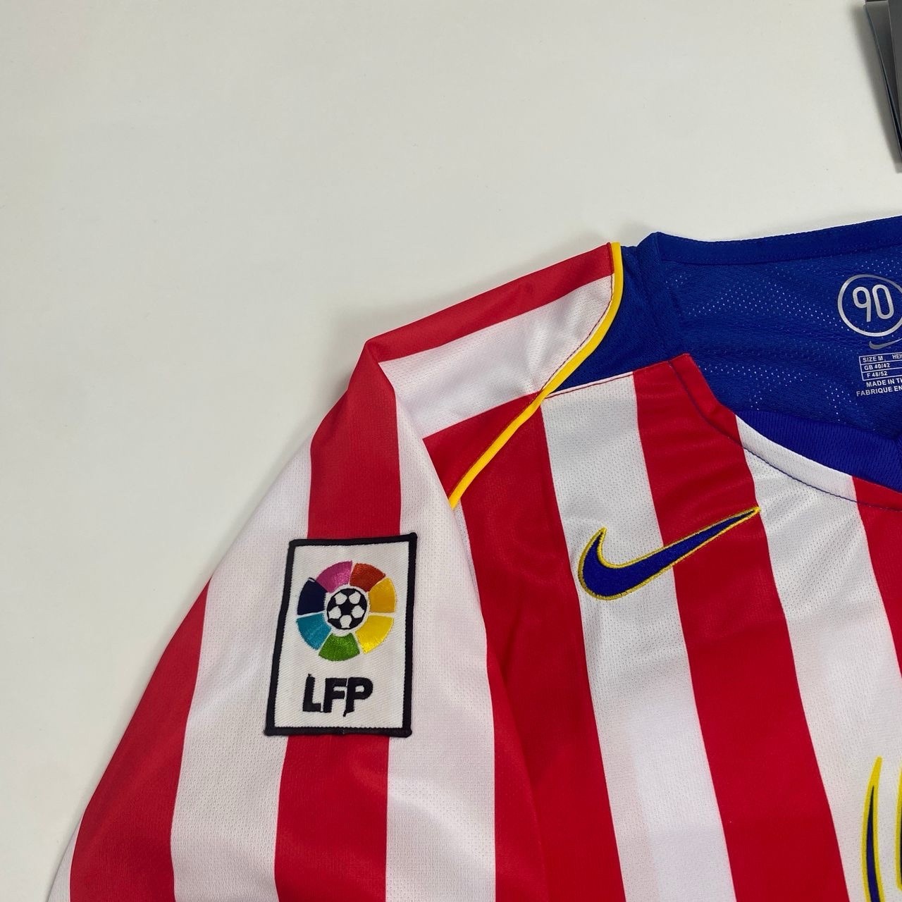 2005 Athletico Home Retro Jersey Torres #9 Vintage Short Sleeve Iconic Red Blue