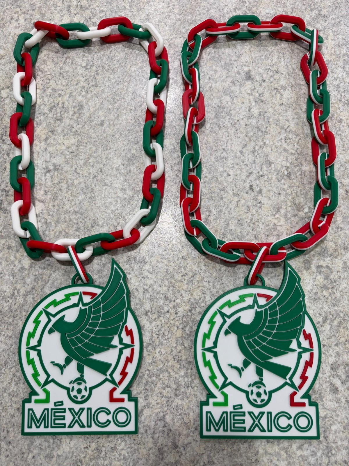 Mexico Soccer FIFA World Cup Logo Pendant Hype Chain (FAST FREE SHIPPING)