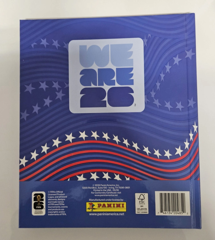 NEW Panini FIFA World Cup 2026 Offcial Sticker Album USA Hardcover sealed