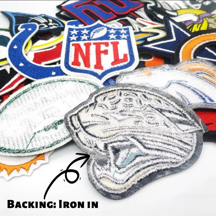 NFL Team Logo Iron On Patches 32 Items You Pick! Your Teams! Perfect For Customs