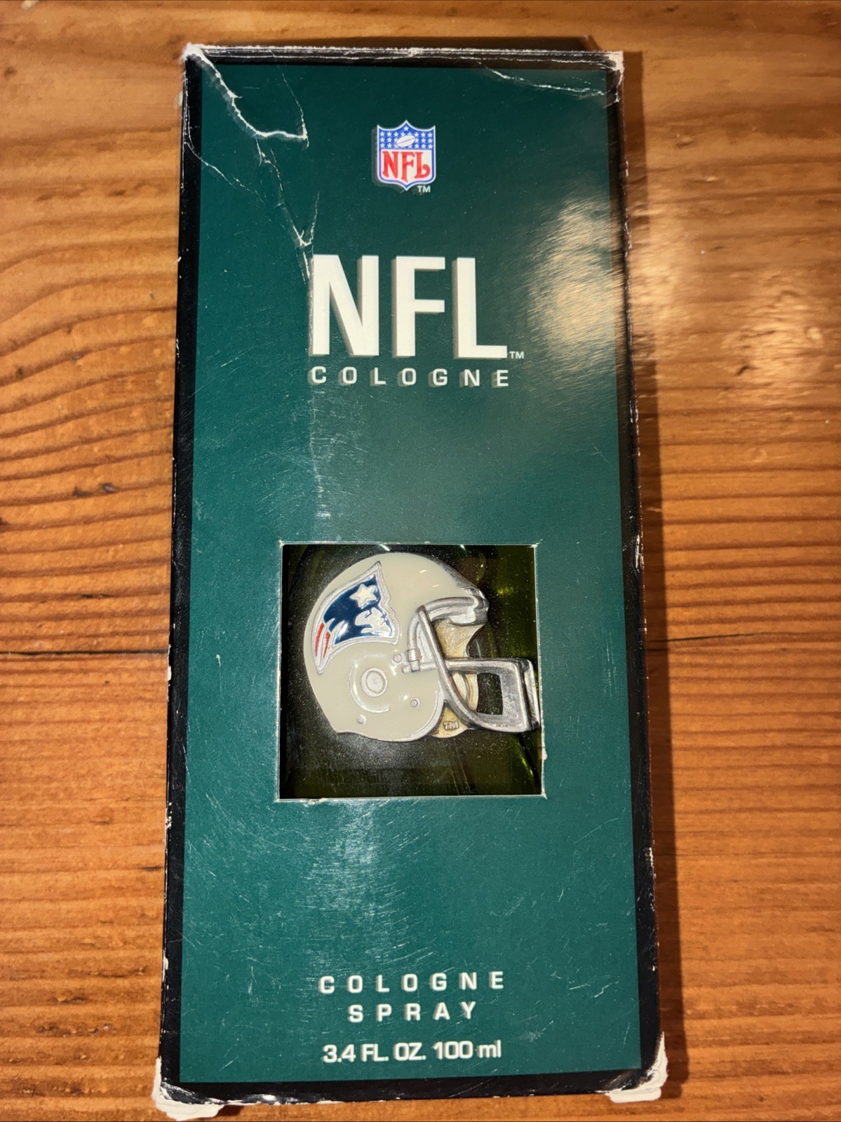 Vintage NFL NEW ENGLAND PATRIOTS Cologne Spray. NFL 3.4 oz Mostly Full bottle