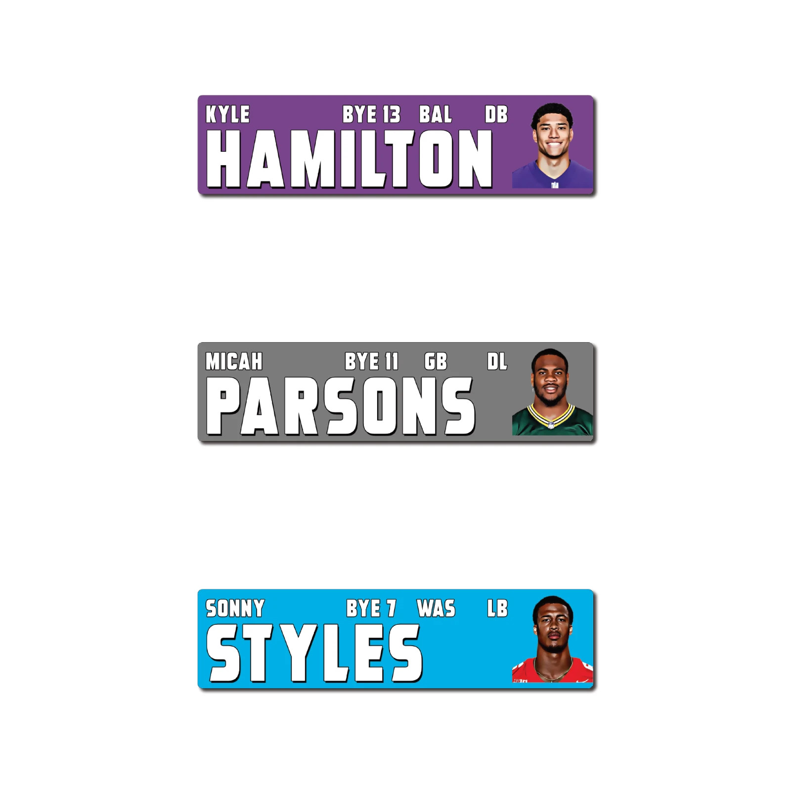 Fantasy Football IDP Draft Board Kit – NEW for 2026 – LARGE Stickers & Board