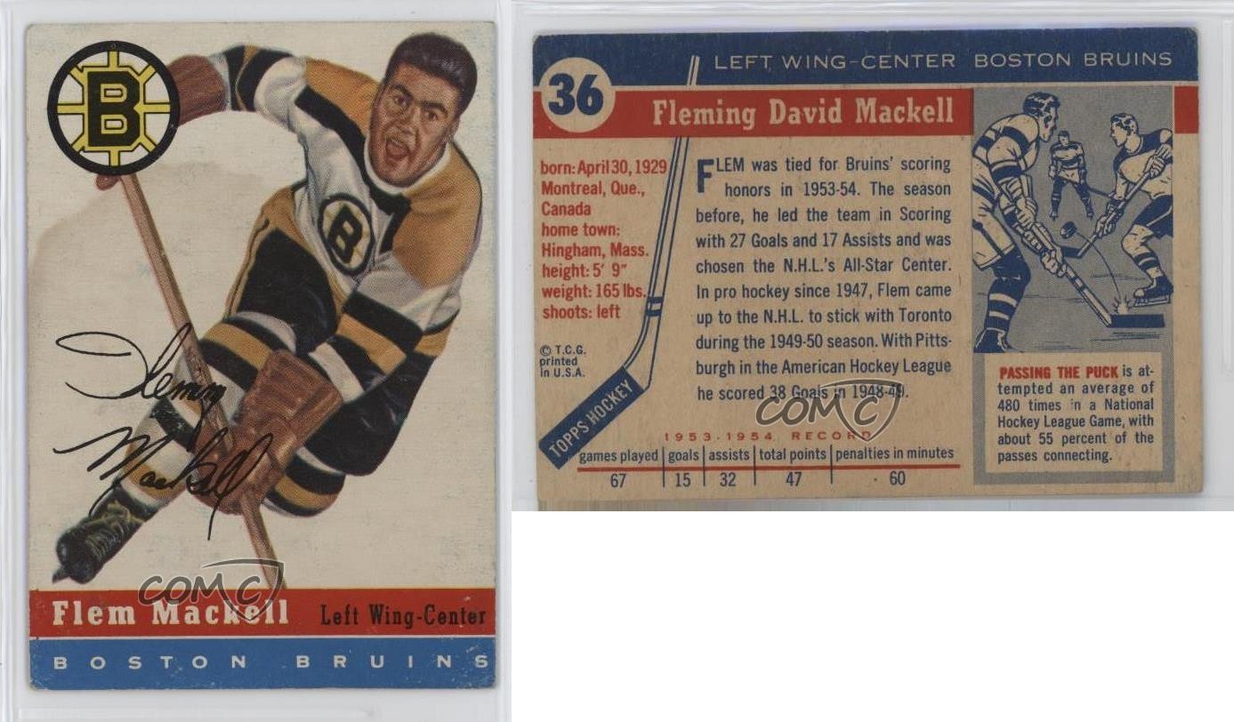 1954-55 Topps Fleming MacKell #36 0q4x