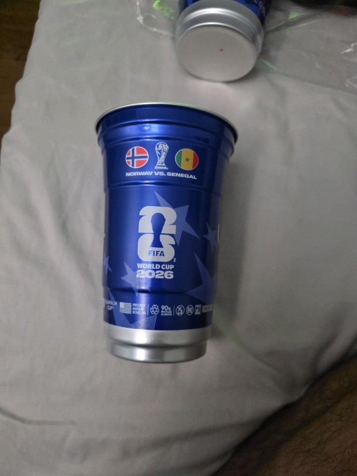 Norway Vs. Senegal FIFA World Cup 2026 Michelob Ultra Set Of 4 Aluminum Cups NY
