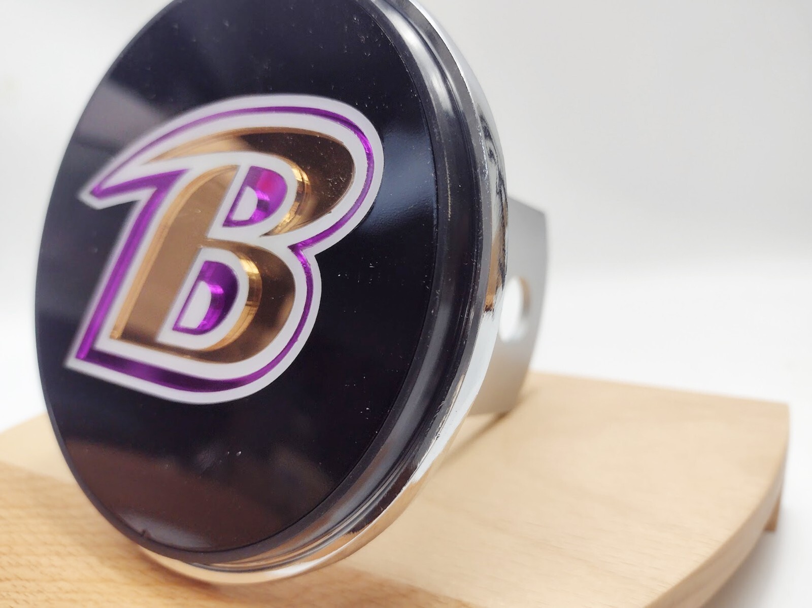 Baltimore Ravens Laser Cut Metal Trailer Hitch Cover – NFL Truck Hitch Cover