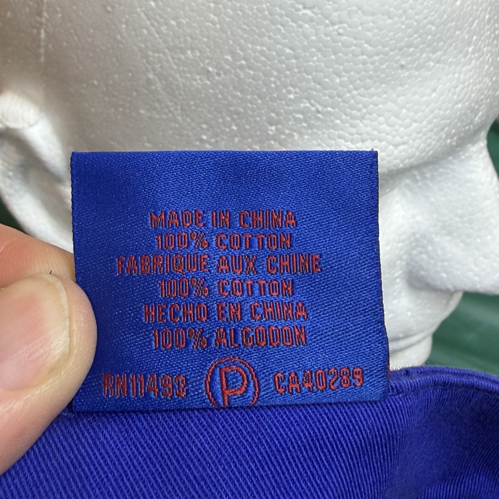 New Era MLB Philadelphia Phillies Baseball Golf Visor Unisex Adult Blue Elastic