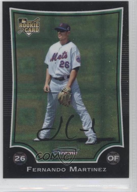 2009 Bowman Draft Chrome X-Fractor 36/199 Fernando Martinez #BDP55 Rookie RC 0b0
