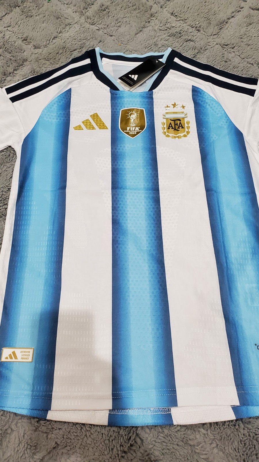 adidas Argentina World Cup 2022 Soccer Jersey size L
