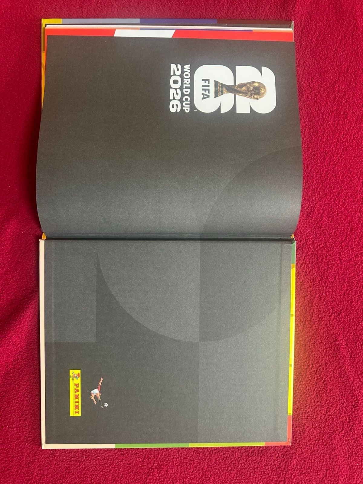 Panini FIFA World Cup 2026 Premium Gold Hardcover Album. LATAM EXCLUSIVE