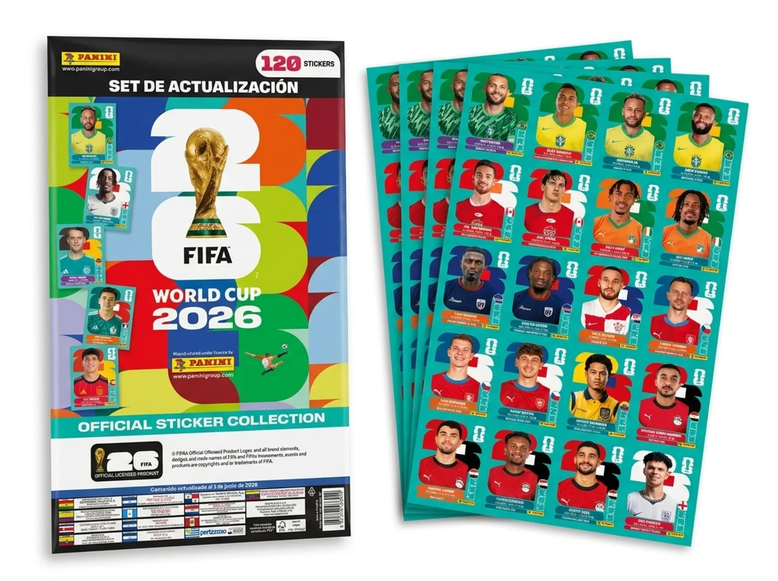 Panini FIFA World Cup 2026 LATAM VERSION – Update Set / 120 New St