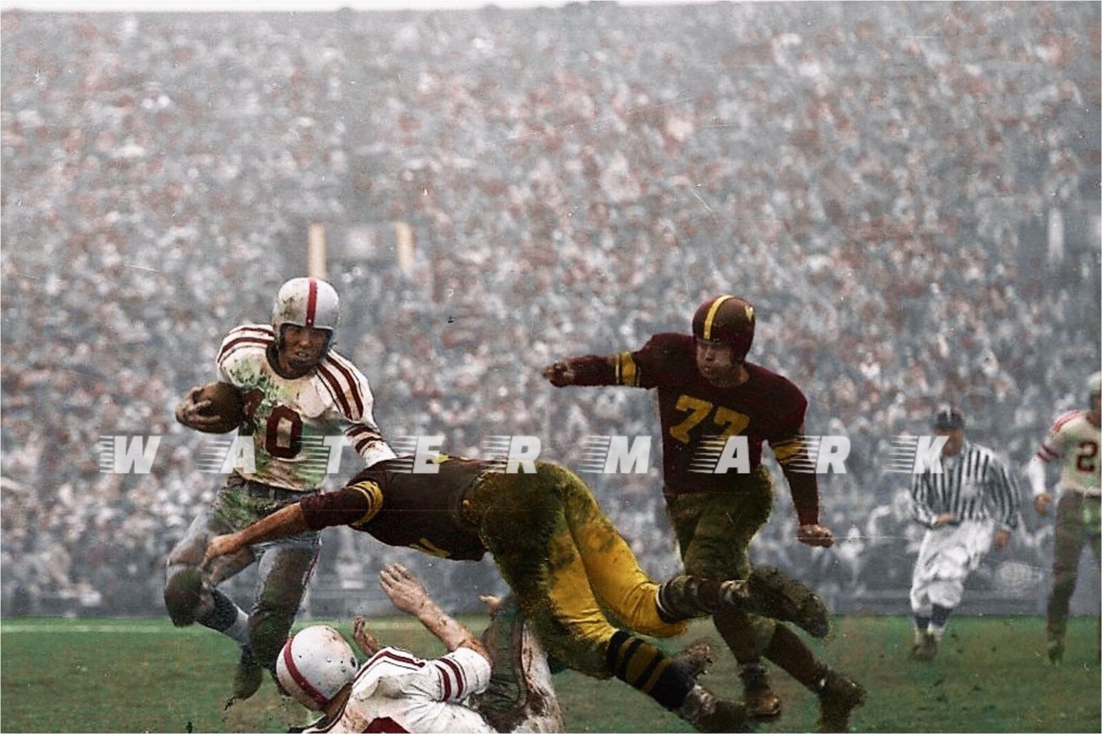 OHIO STATE v USC 01/01/55 ROSE BOWL Howard Cassady PRINT (5 sizes)