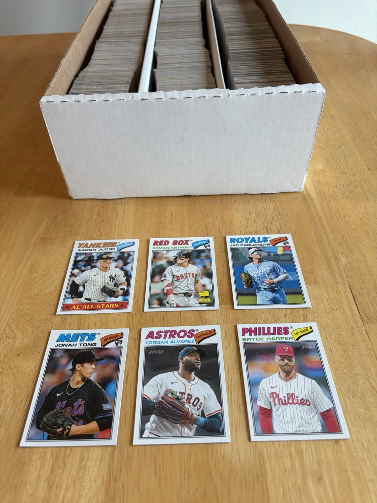 2026 Topps Baseball Heritage Lot, Pick any 10 from 1-200, 10/$5, FREE SHIPPING