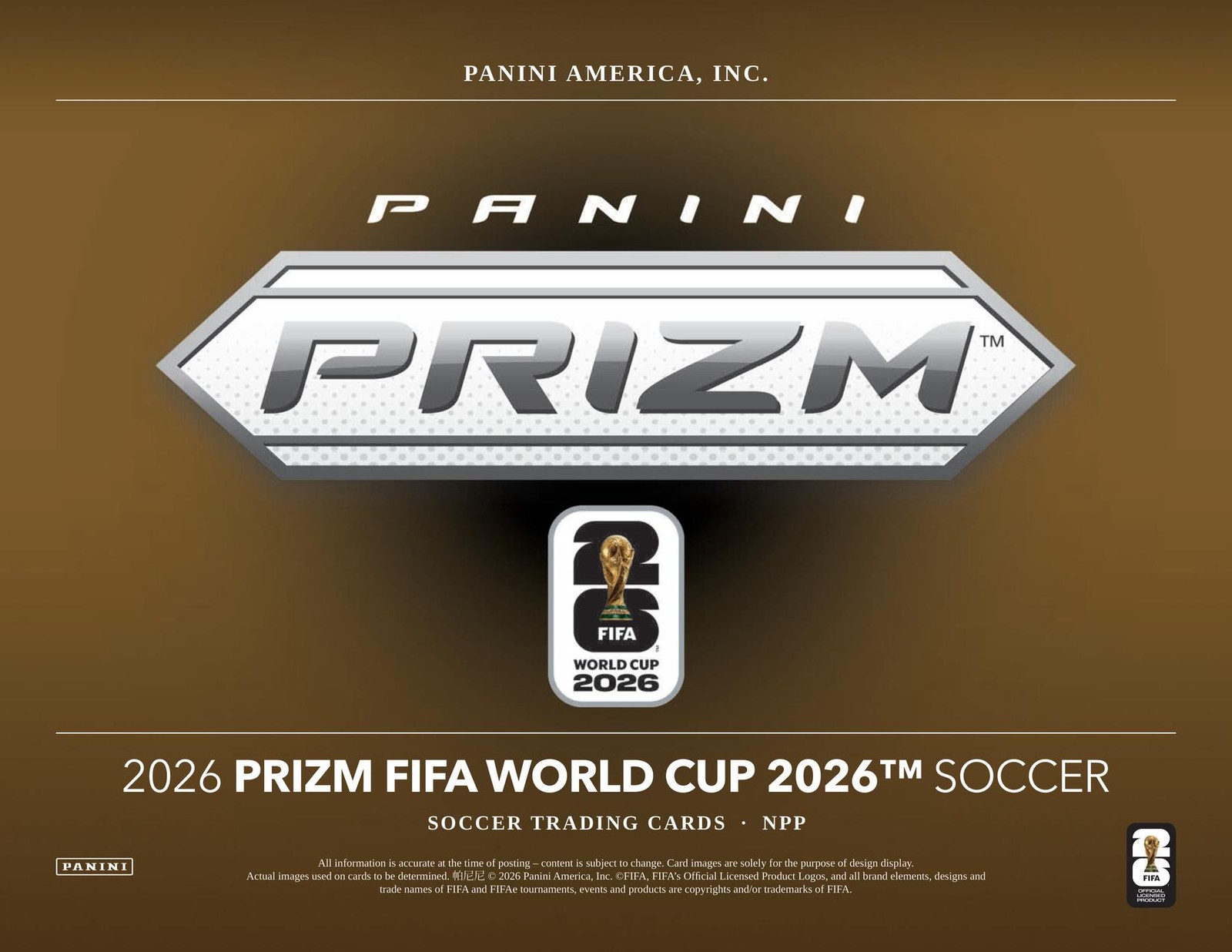 2026 PANINI PRIZM FIFA WORLD CUP SOCCER BLASTER BOX