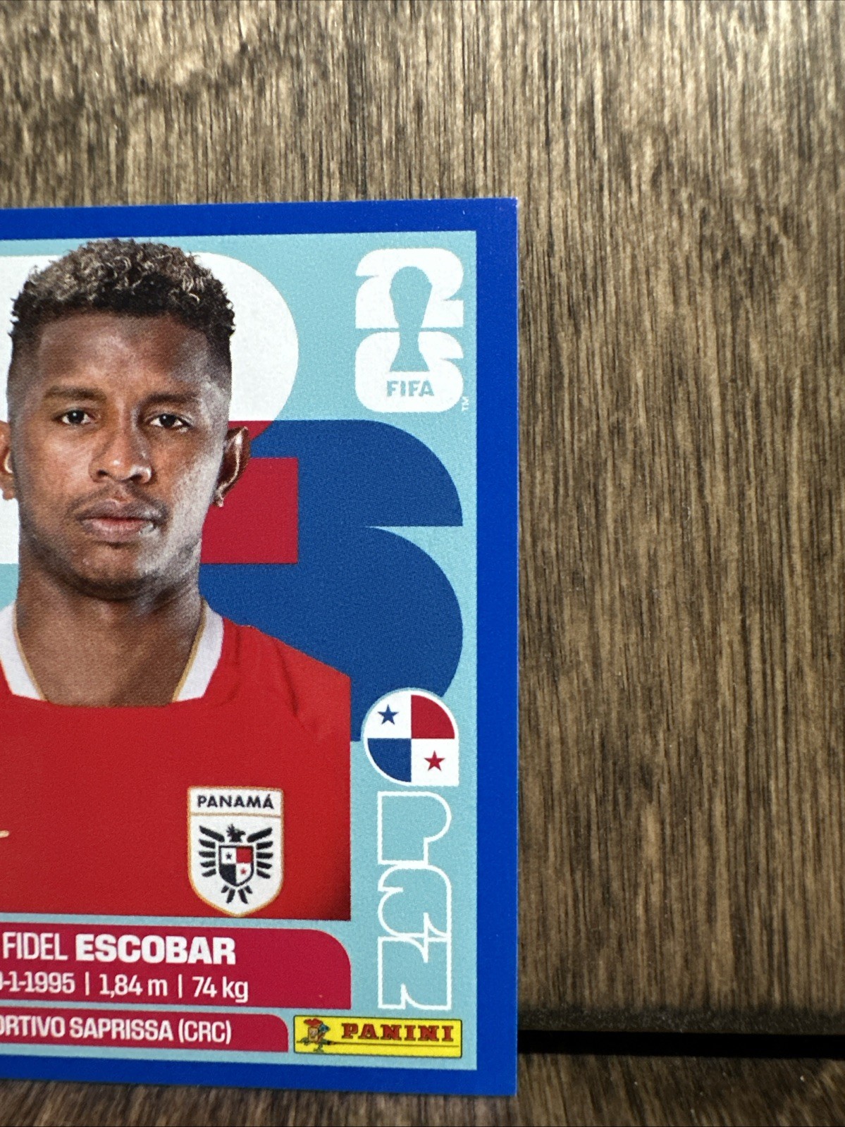 2026 Panini FIFA World Cup Sticker Fidel Escobar #PAN 4 Blue Parallel Panama