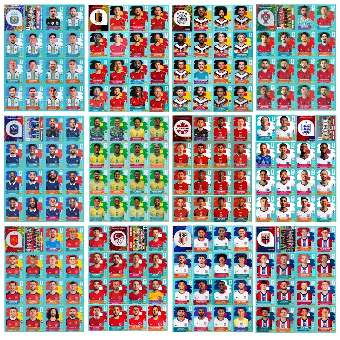 2026 Panini World Cup Stickers US Edition – Pick your sticker (FWC-KSA)