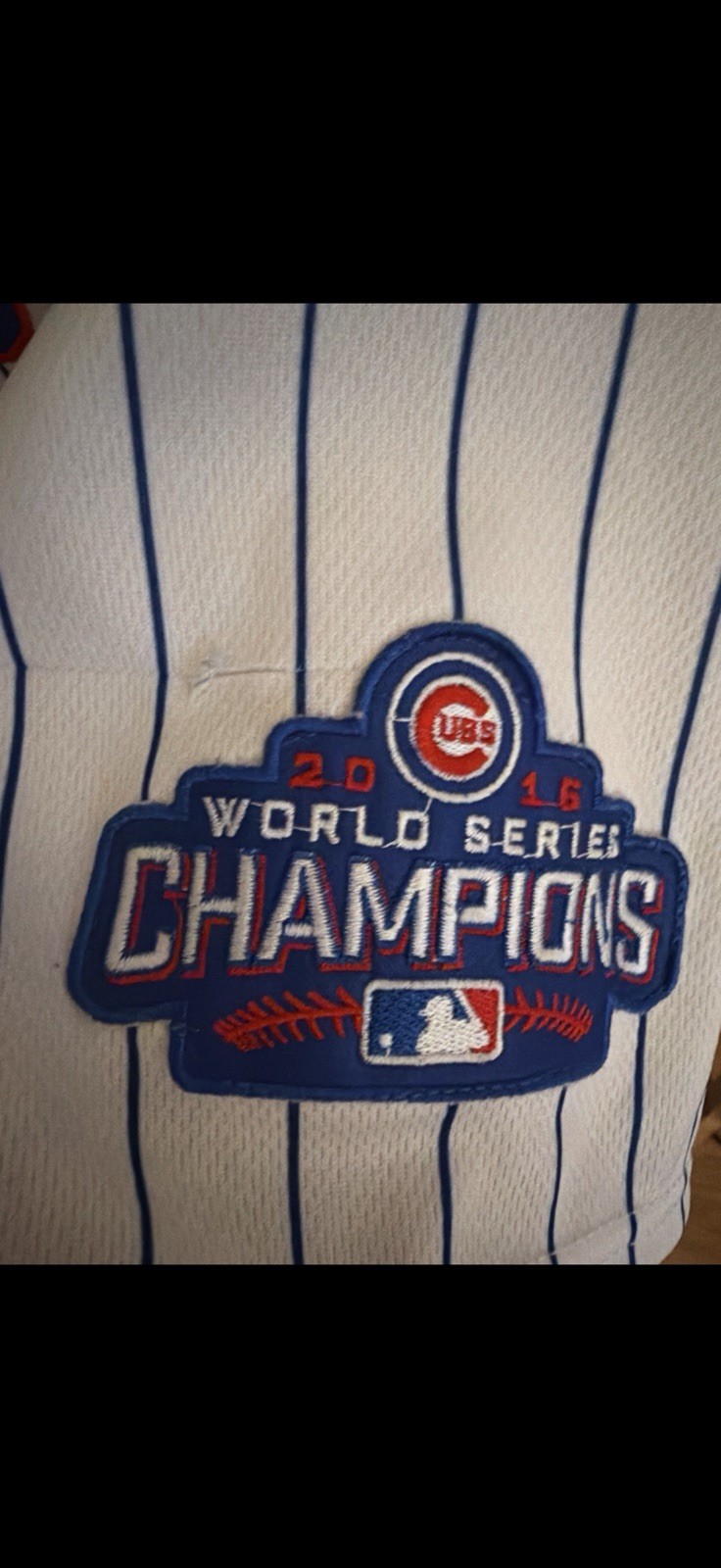 Chicago Cubs Anthony Rizzo44 Majestic Authentic Flex Base Jersey 2016 WS Patch44