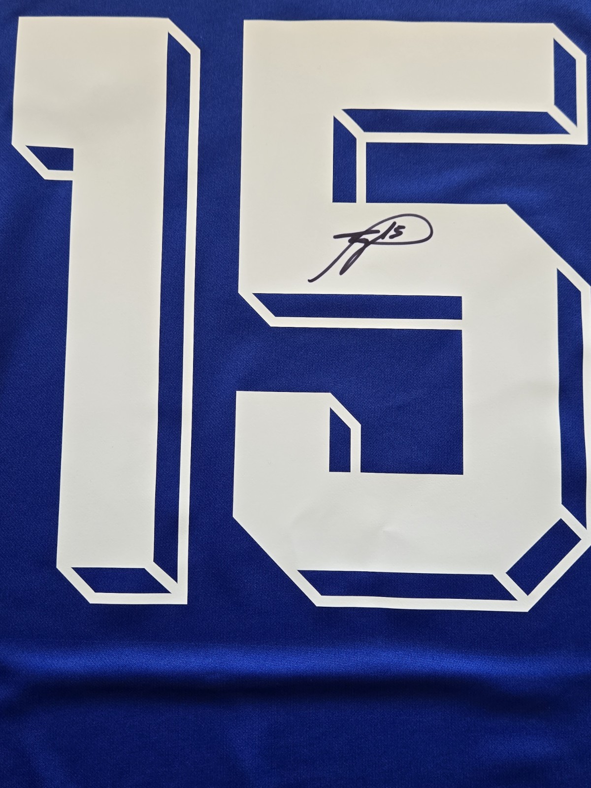 Roberto Baggio Signed 1990 Signed Back Italy #15 Home Jersey Icons Certified
