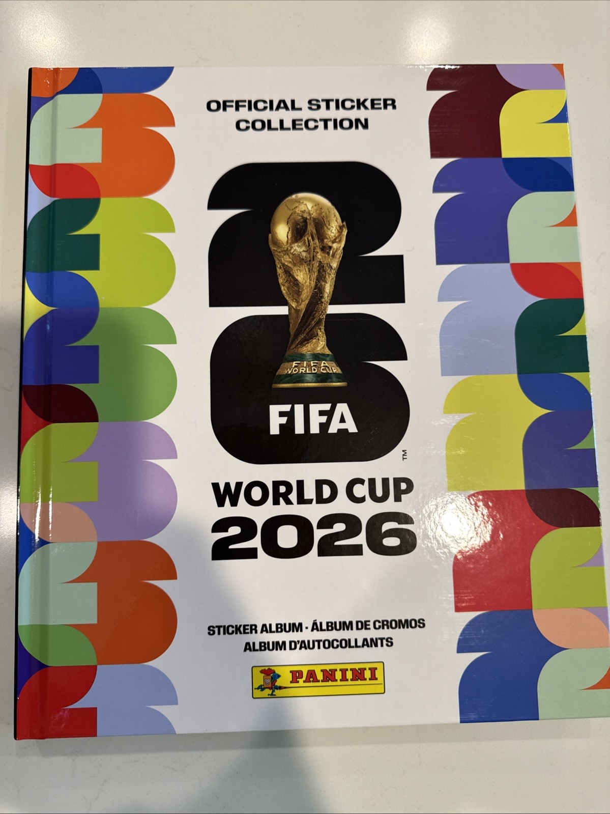 2026 Panini FIFA World Cup Hardcover Sticker Album + Stadium Box Costco Opened